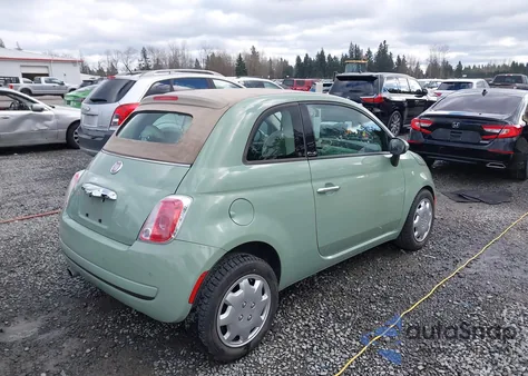 2012 Fiat 500C Pop z USA, uszkodzony, nr VIN 3C3CFFDR5CT351974